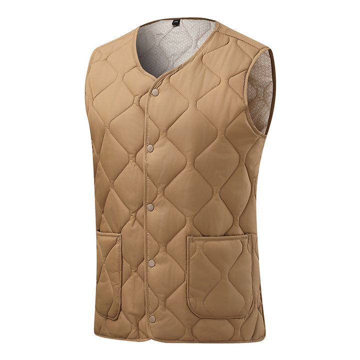 Ladies quilted gilet with large pockets and trendy cut Amarae