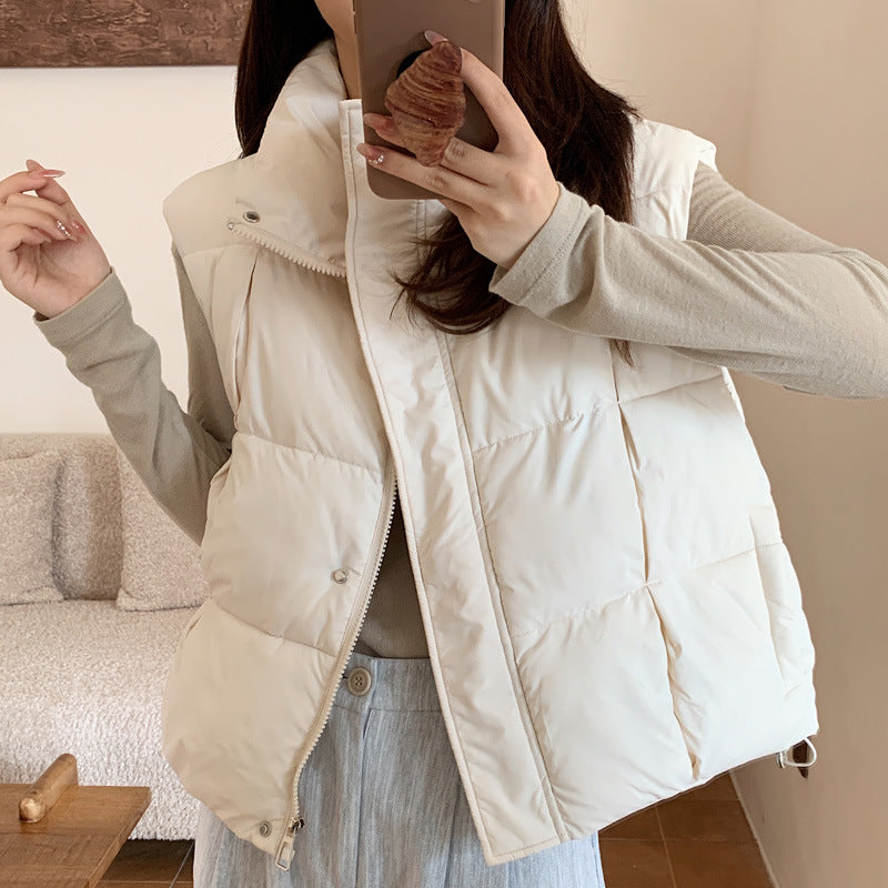 Ladies Thick Down Jacket with High Collar and Comfortable Side Pockets Lune London