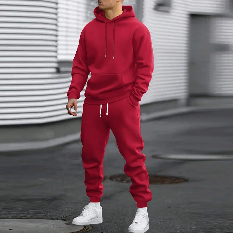 Men's sporty hoodie tracksuit made of high-quality sweat fabric Chic & Stil