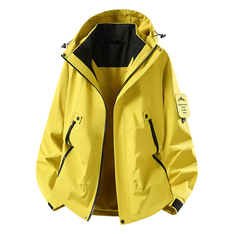 Men's Two-in-One Weather Protection Jacket with Removable Padded Vest and Adjustable Hood Amarae