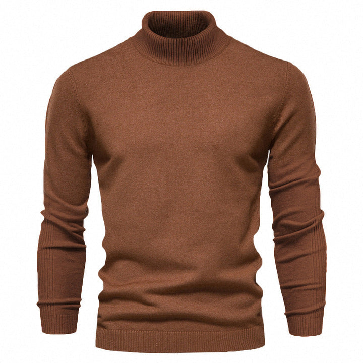 Men's Fashionable Turtleneck Sweater Made Of Fine Merino Wool Lune London