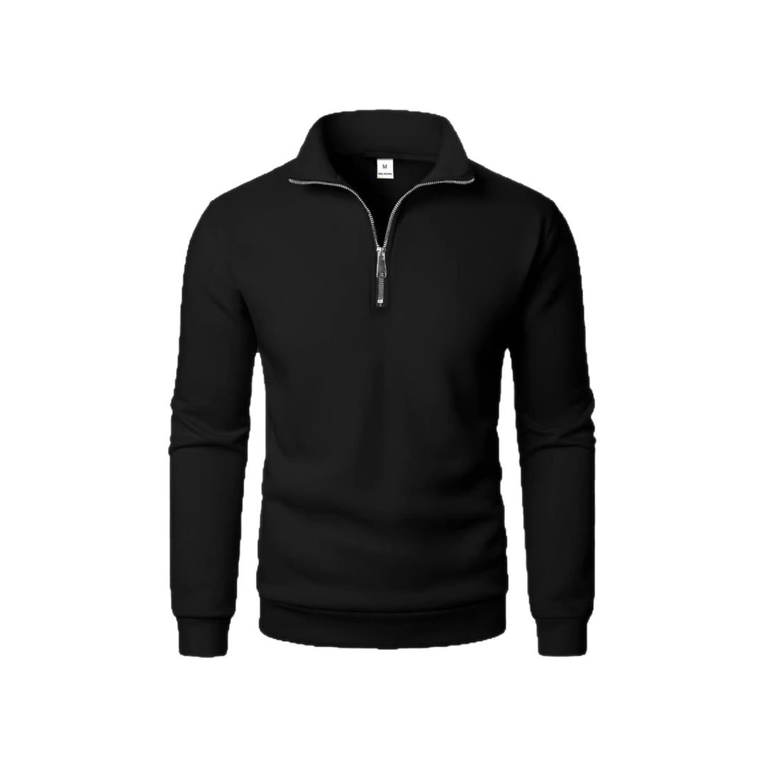 Men's sweatshirt with zipper and modern stand-up collar Chic & Stil
