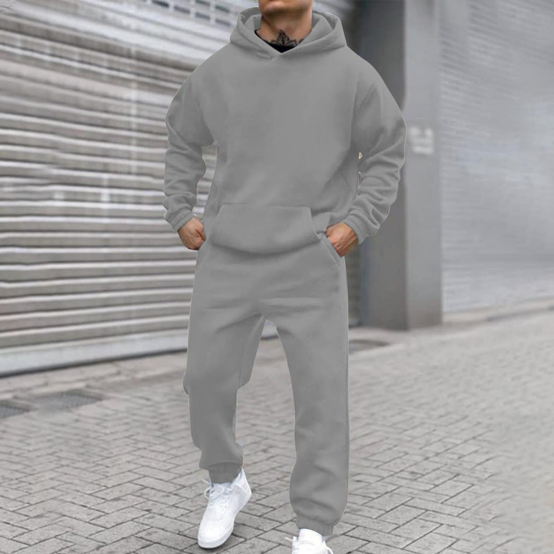 Men's casual hoodie tracksuit with oversized fit and practical pockets Lune London