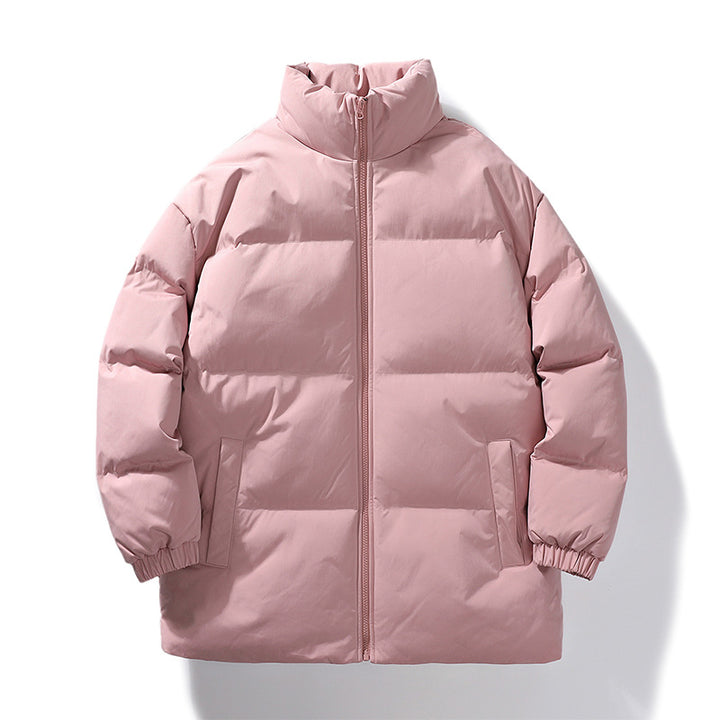 Women's down jacket with high collar and practical zipper Amarae