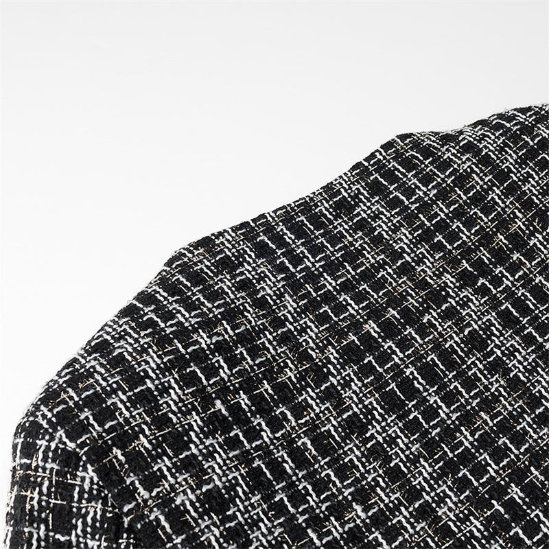 Elegant tweed jacket for women with gold buttons Lune London