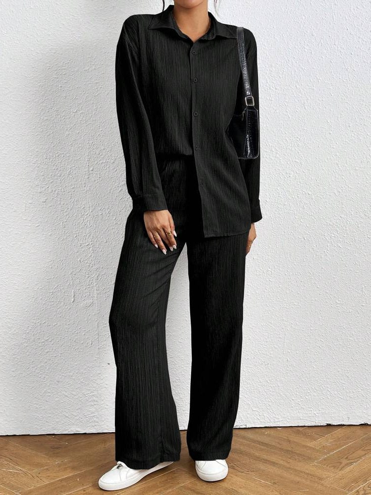 Ladies Lightweight and Airy Two-Piece Set with Structured Design Lune London