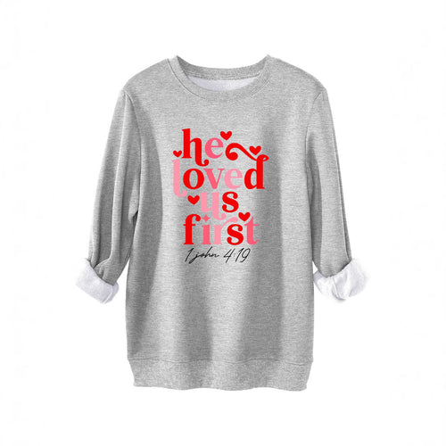 Sweat-shirt pour femmes avec slogan amical et coupe décontractée Chic & Stil
