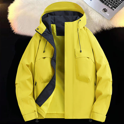 Functional jacket for men breathable and water-repellent with spacious pockets Amarae
