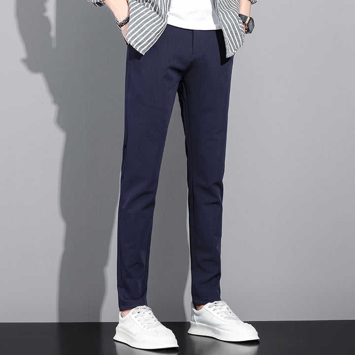 Slim-fit chino pants for men with side pockets Lune London