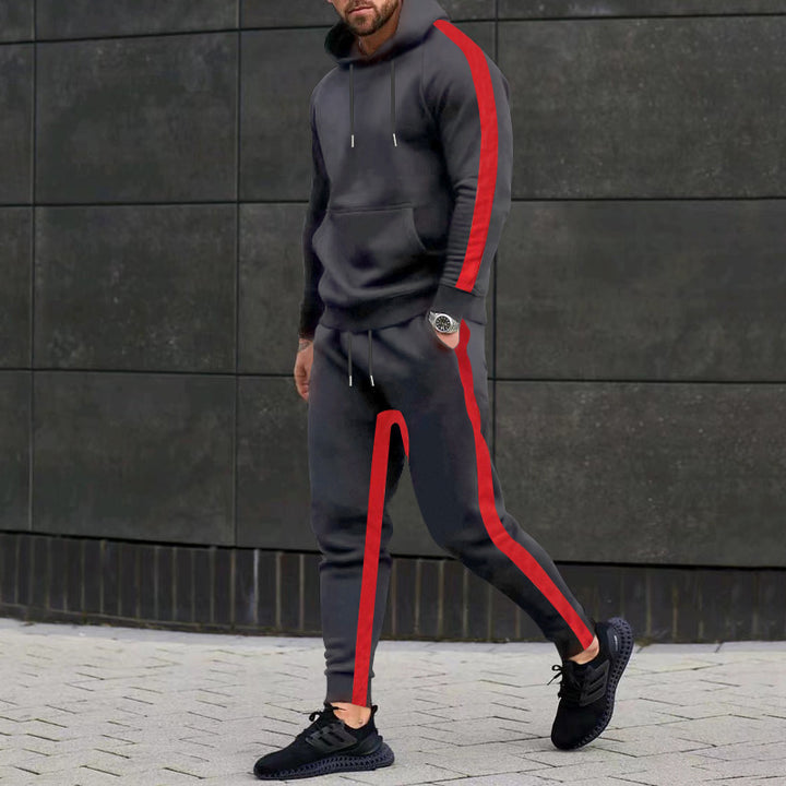 Men's sporty jogging jacket with contrasting side elements Lune London