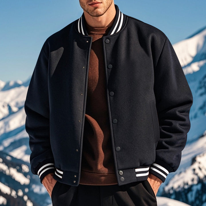 Sporty bomber jacket for men with contrasting edges Lune London
