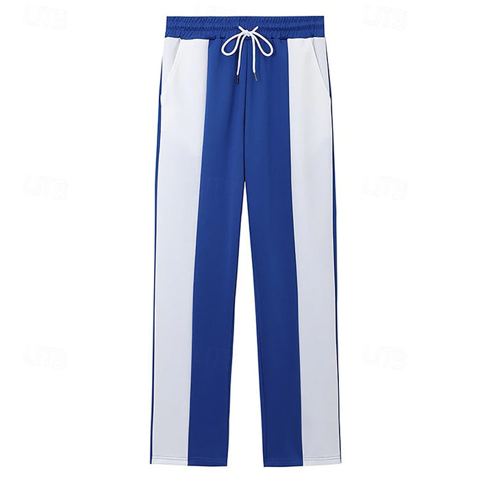 Casual sports pants for men with side stripes Lune London