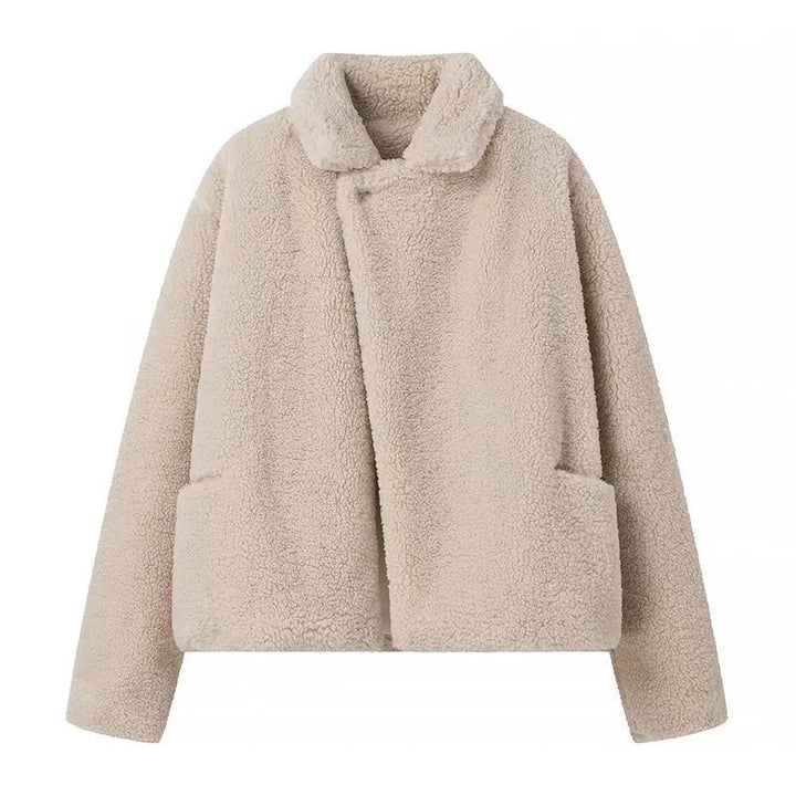Veste en peluche confortable pour femme au style élégant surdimensionné Chic & Stil