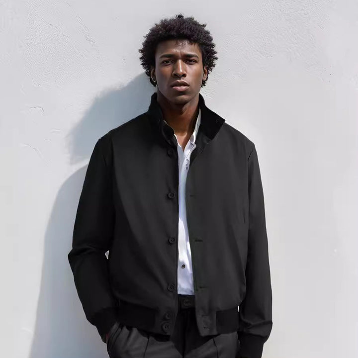 Men's sporty transition jacket with zip Lune London