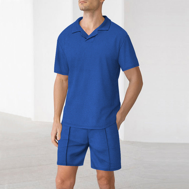 Men's lightweight short-sleeve set with structured design Lune London