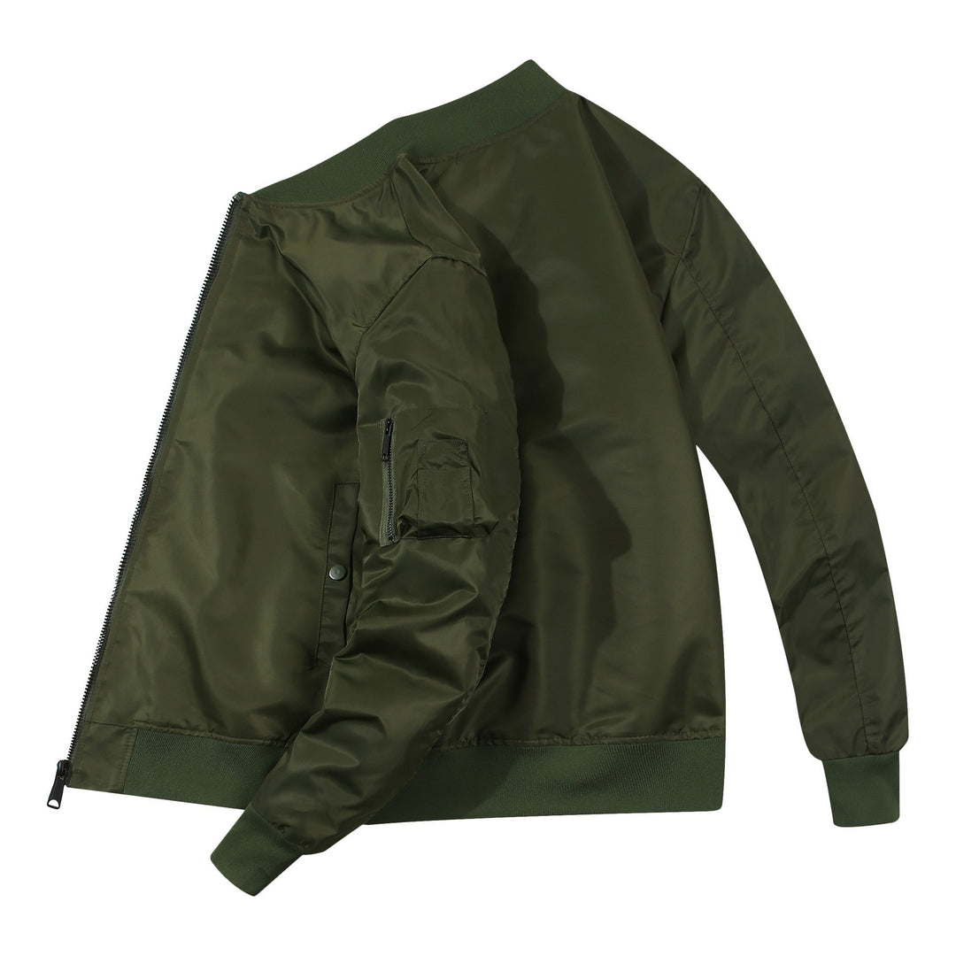 Women's bomber jacket with functional pockets and chic sporty design