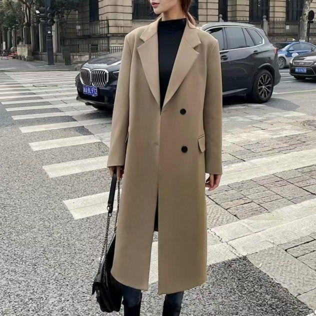 Manteau élégant pour femmes à double boutonnage Chic & Stil