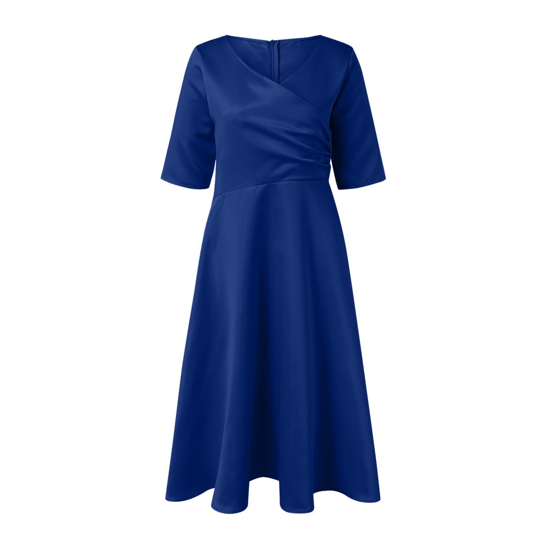 Flattering A-line wrap dress for women Lune London
