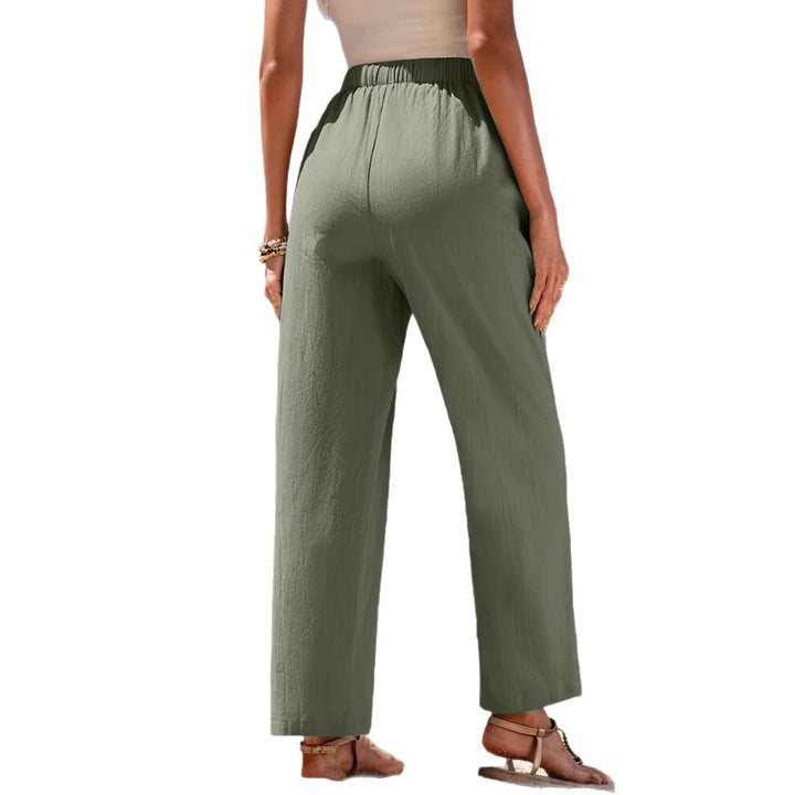 Women's beach pants, relaxed fit, with practical pockets and elastic waist Lune London