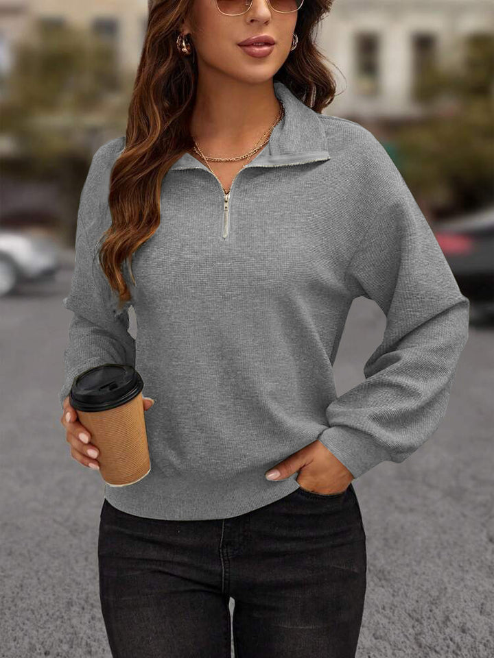 Amarae Women's Sporty Zip Sweater