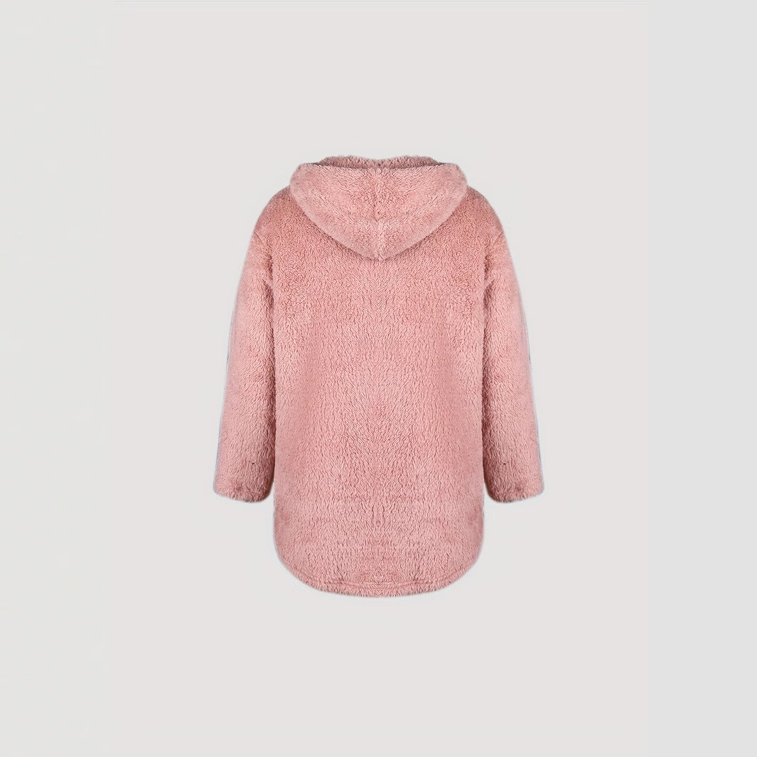 Cozy sweatshirt for women with cat pattern Amarae