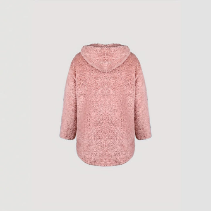 Cozy sweatshirt for women with cat pattern Amarae
