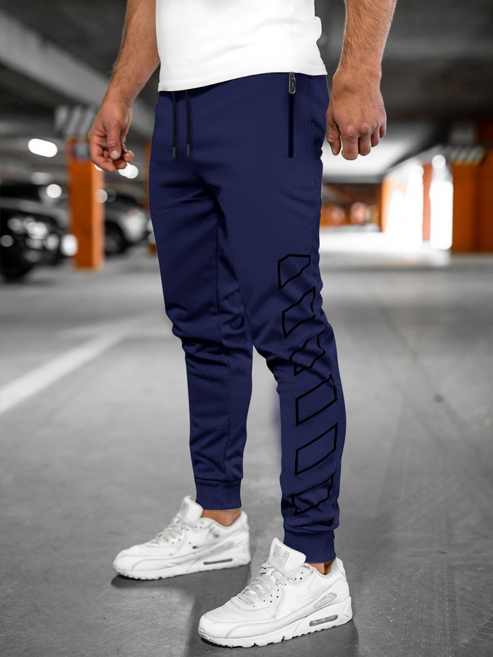 Men's sporty jogger pants with a modern design and Lune London side pockets