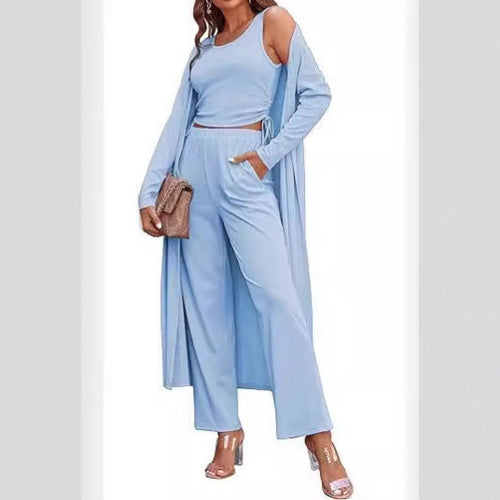 Dames élégant ensemble de salon avec long cardigan Amarae