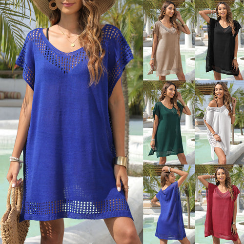 Women Breezy Open Knit Beach Cover-Up Amarae