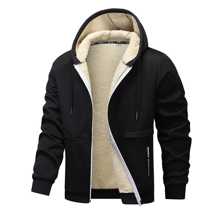 Warm fleece jacket for men with functional cut Lune London