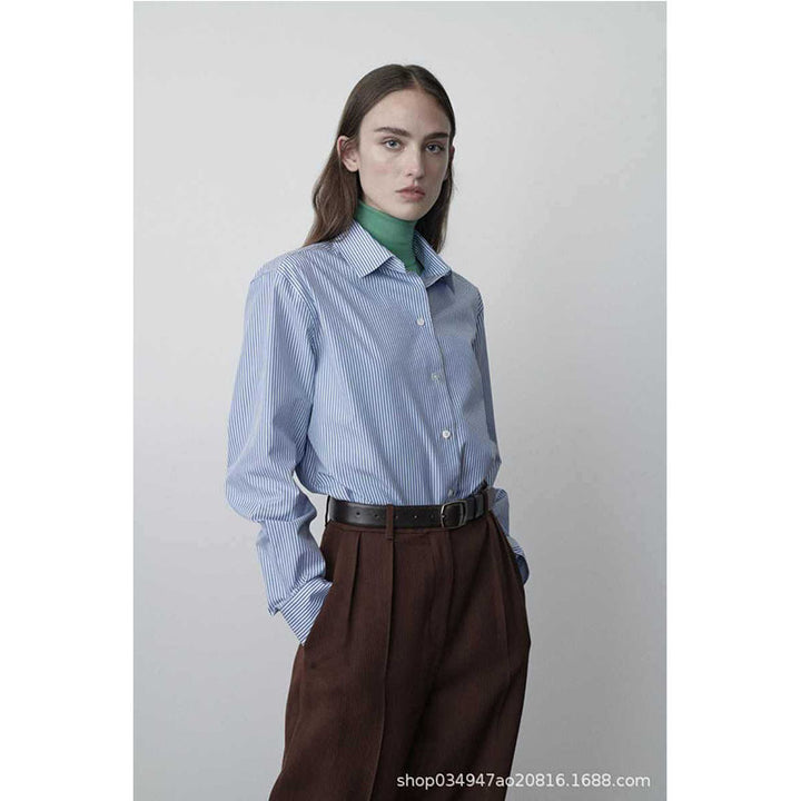 Blouse rayée pour femmes dans une coupe oversize moderne Chic & Stil
