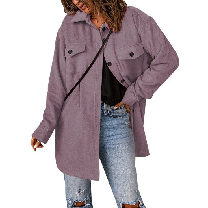 Oversized utility shirt jacket for women Lune London