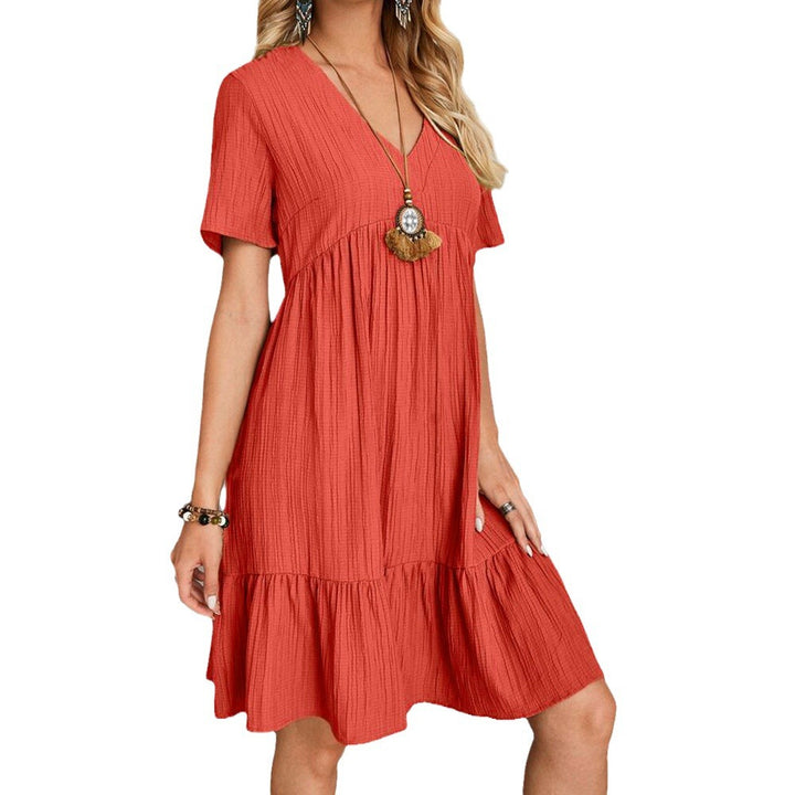 Lune London V-neck Midi Dress for Women