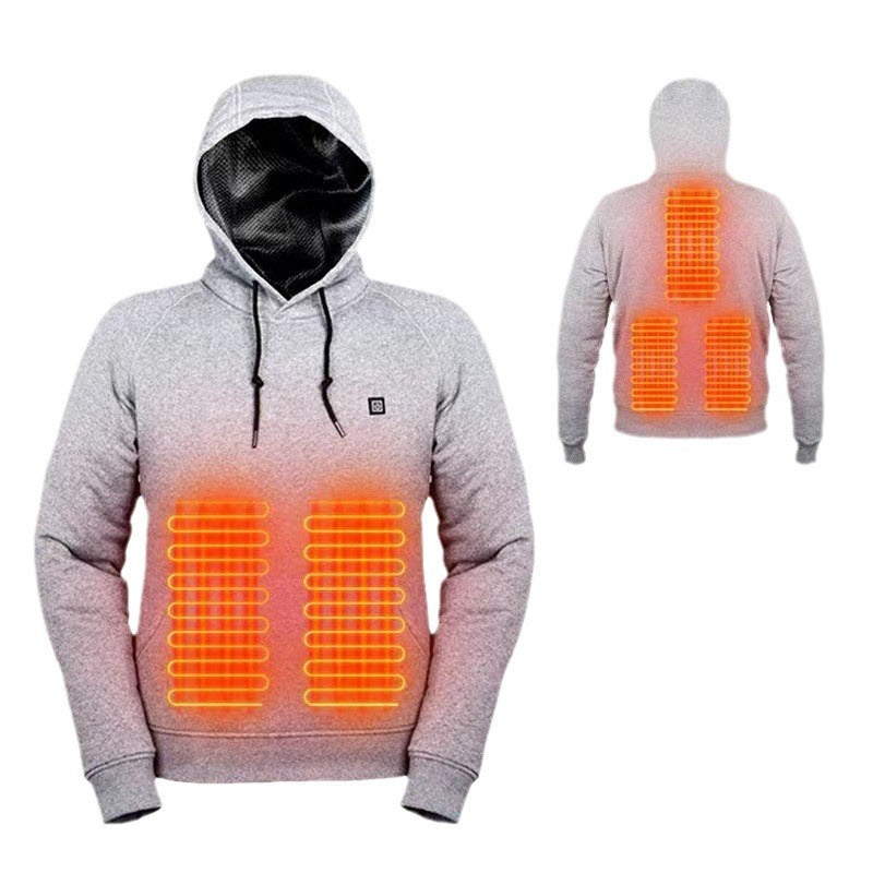 Ladies heated hoodie with innovative heating system Amarae