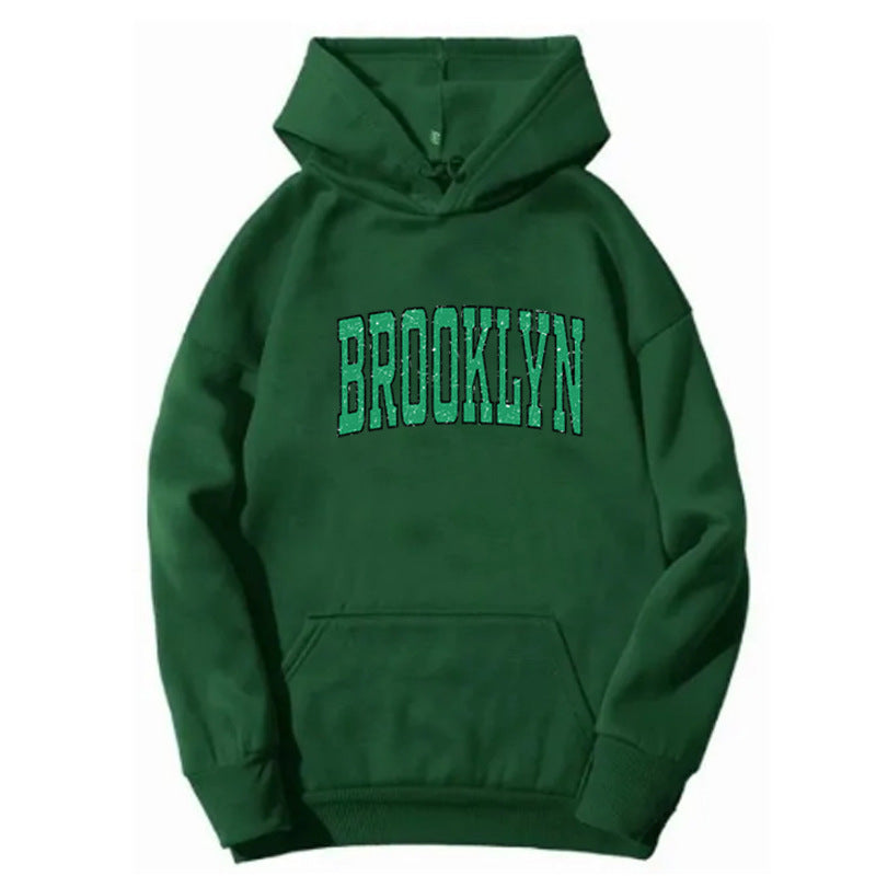 Women's Hoodie with Casual Brooklyn Print Chic & Stil