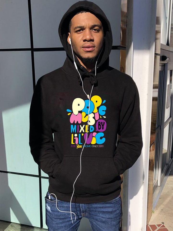 Men's Sweatshirt with Creative Graphic Design Amarae