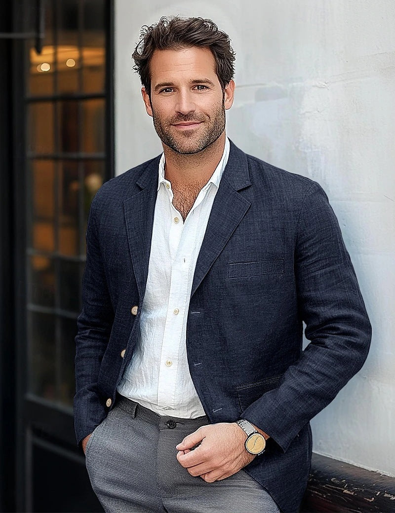 Lune London | Men's Casual Linen Blazer