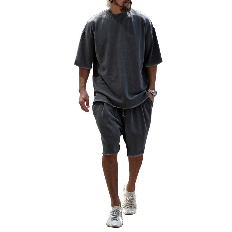 Casual set for men in breathable cotton Lune London