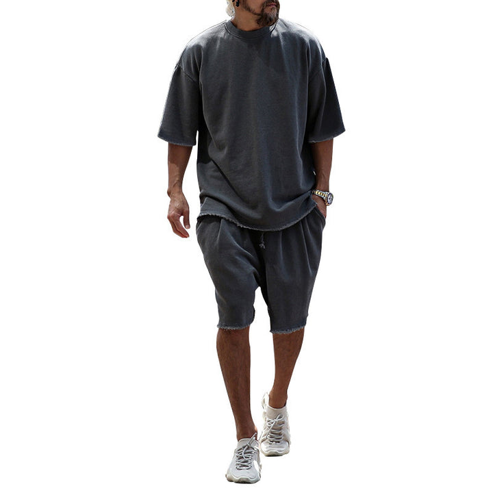 Casual set for men in breathable cotton Lune London