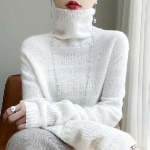 Amarae | Turtleneck Sweater - Soft Knit Sweater - Long Sleeve Design