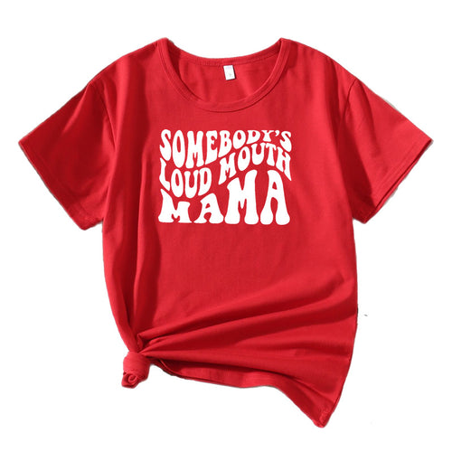 Ladies casual chic graphic T-shirt