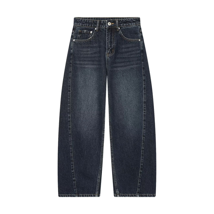 Women’s cropped wide-cut jeans with high waist and front seam details Amarae