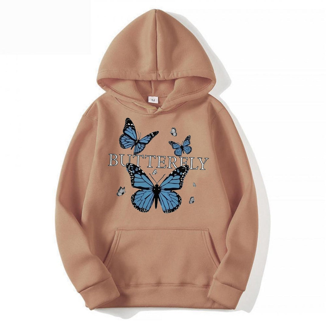 Women's hoodie with butterfly motif Chic & Stil