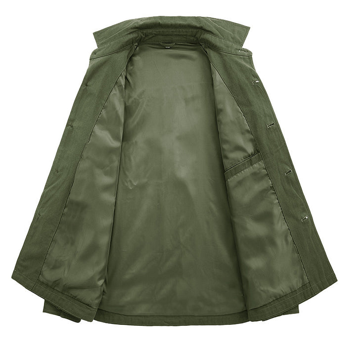 Casual utility jacket for men with practical pockets and classic collar Lune London
