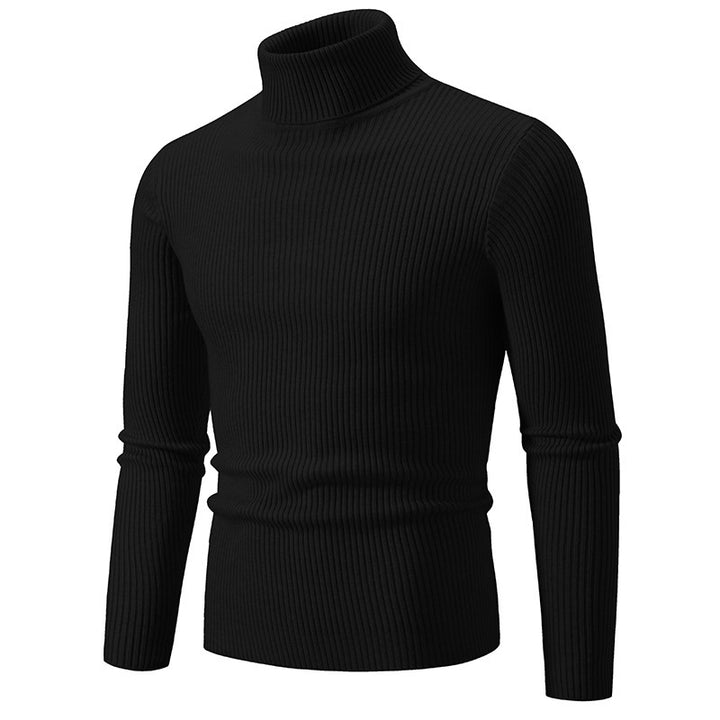 Elegant turtleneck sweater for men in durable knit material Lune London