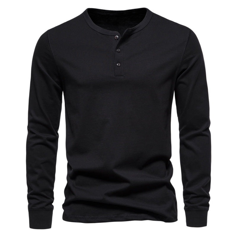 Men's long sleeve shirt with button closure and modern design Amarae