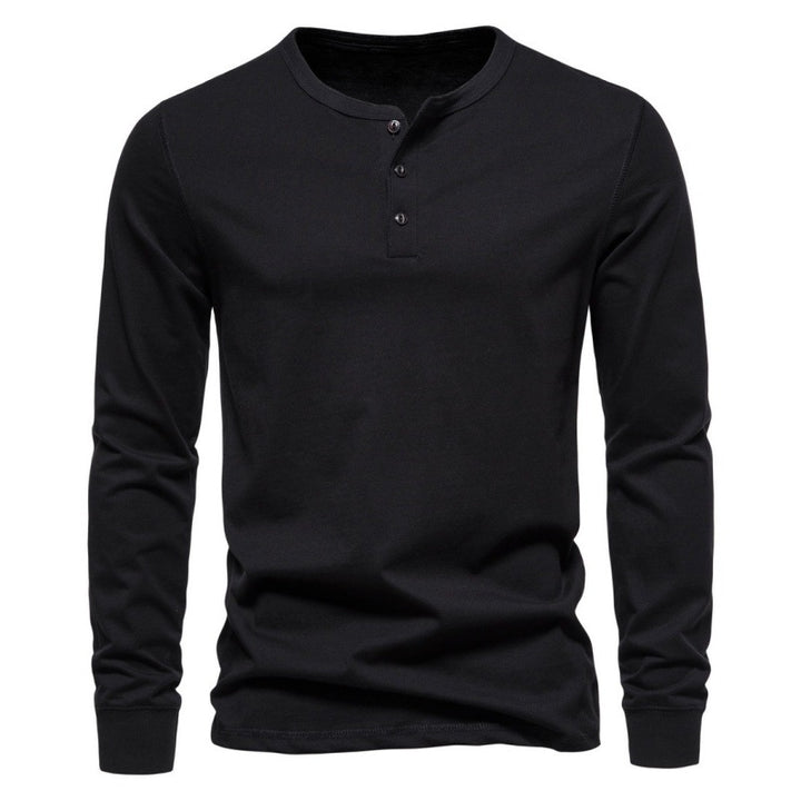 Men's long sleeve shirt with button closure and modern design Amarae