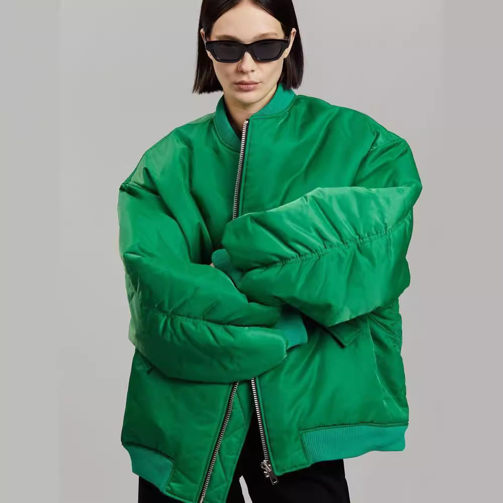 Ladies Oversize-Chic Down Jacket and Style
