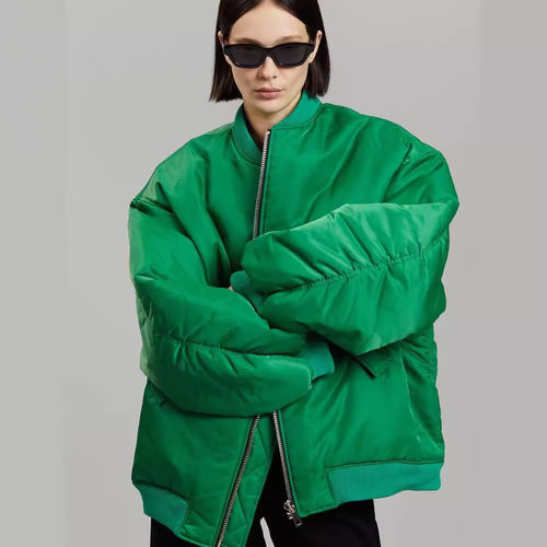 Ladies Oversize-Chic Down Jacket and Style