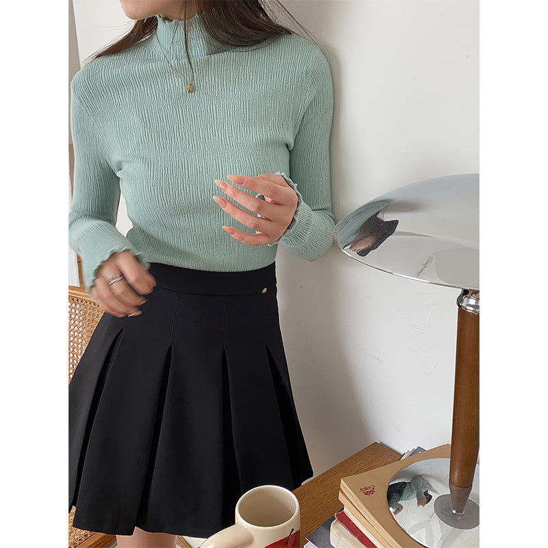 Women's fitted long-sleeve top with ribbed texture Chic & Stil